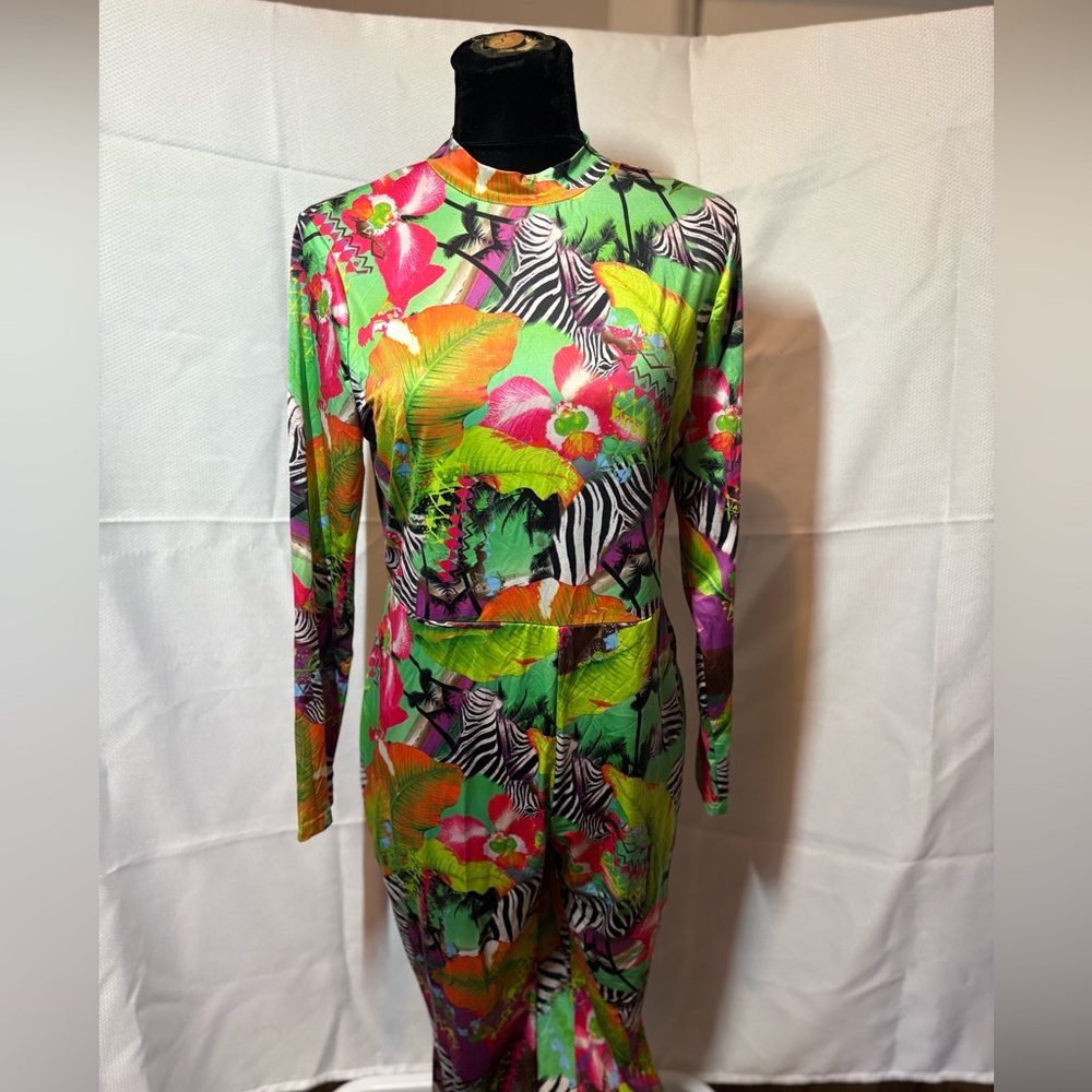 SHEIN Multicolor Print Jumpsuit